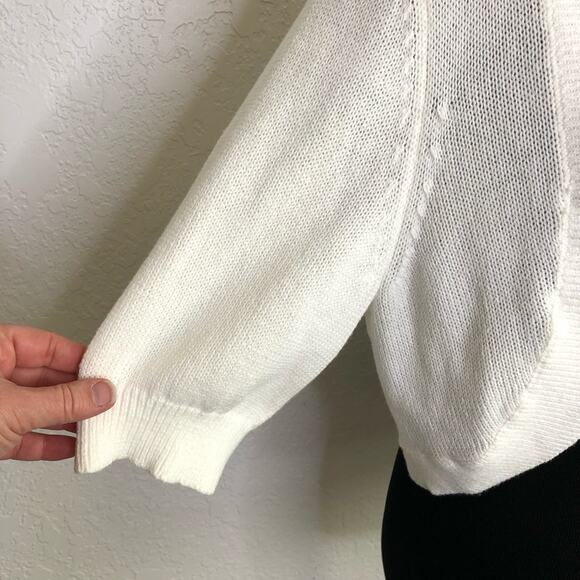 Torrid ivory white open front cropped cardigan sweater size 2 or 2X NWT - Picture 5 of 14